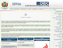 Tablet Screenshot of cndc.bo